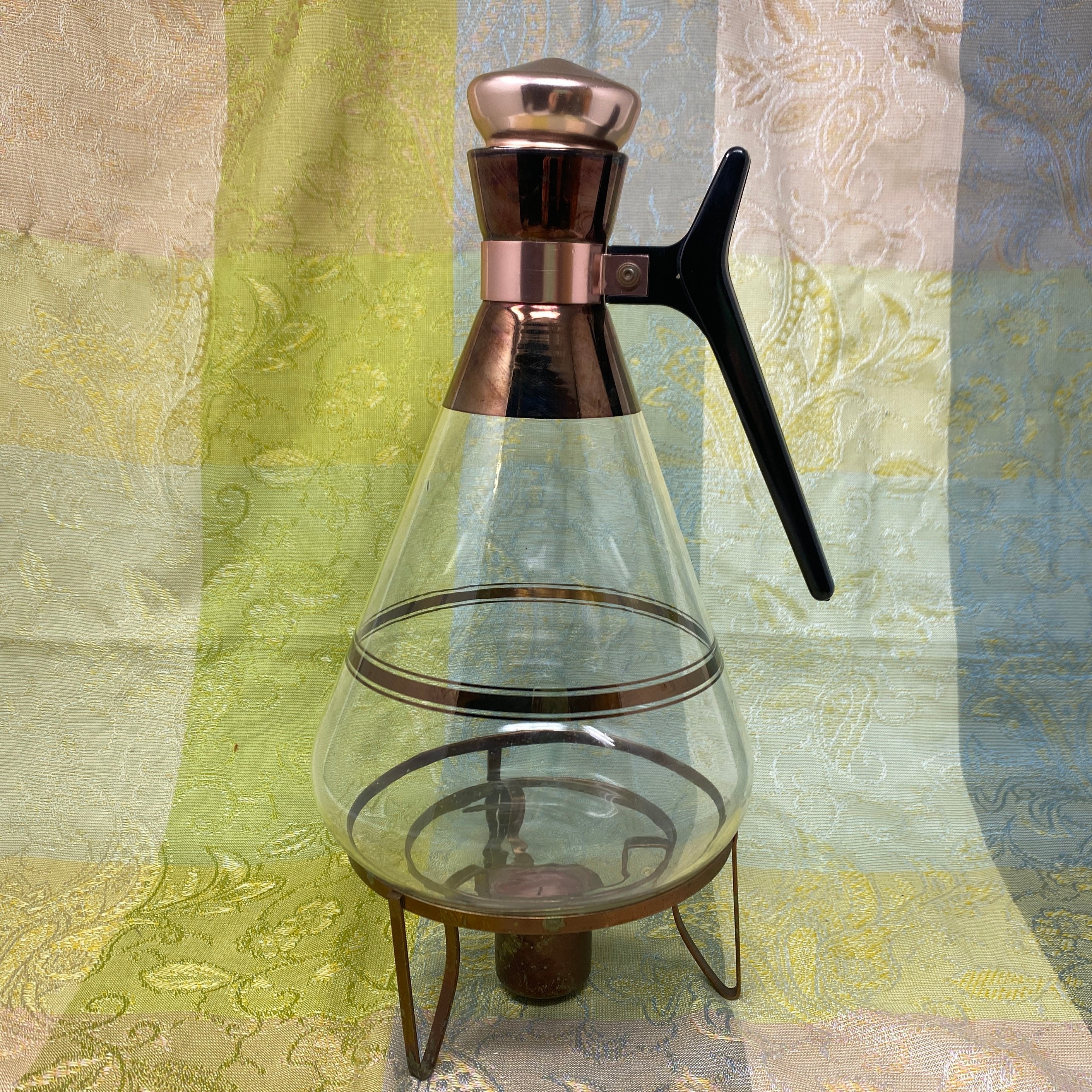 Glass Vintage Coffee Carafe MCM Glass 