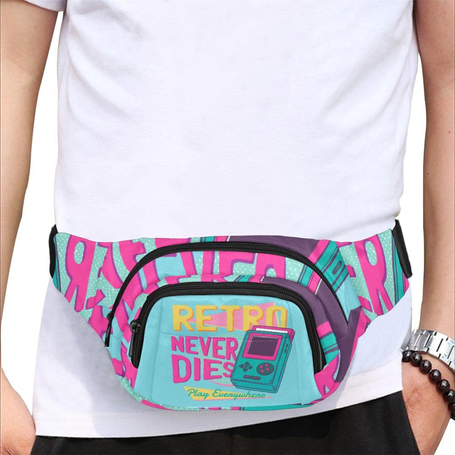 Retrò Fanny Pack Vaporwave Videogioco Fanny pack Retro non Etsy