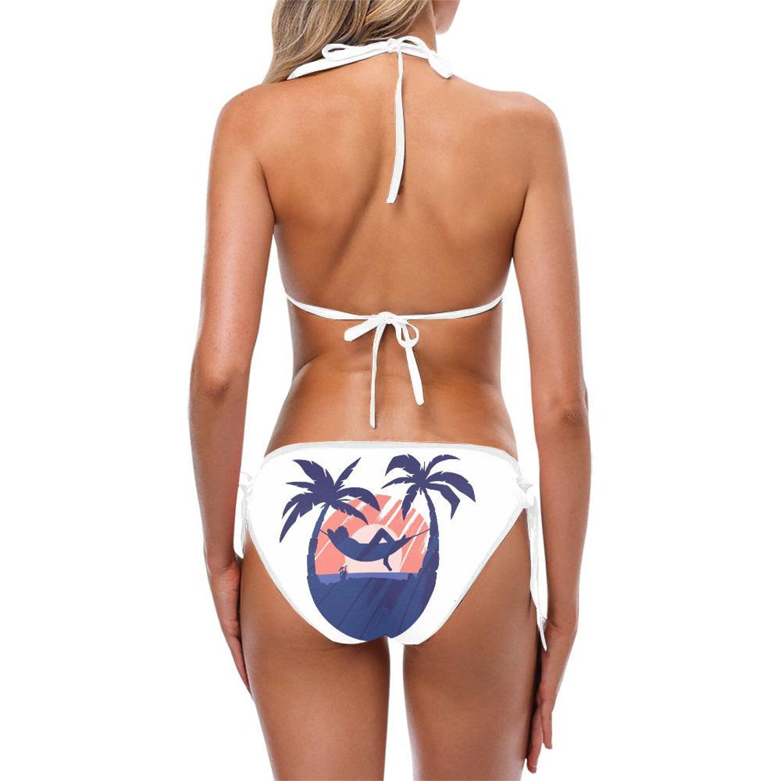 California Sommer weiß Bikini Cali Bikini Kalifornien Etsy