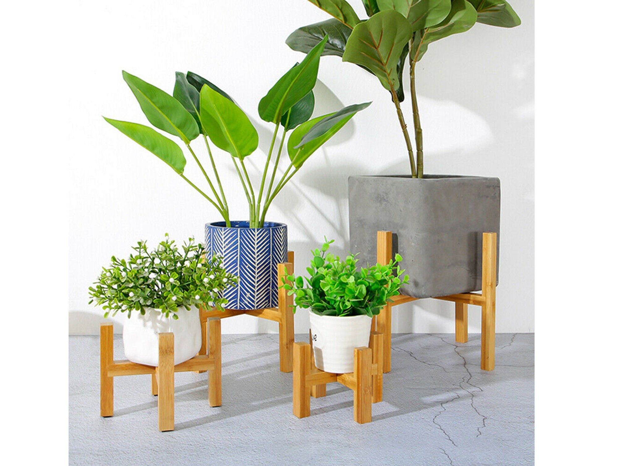 Handmade Wooden Plant Stand Planter for Indoor Plants Etsy