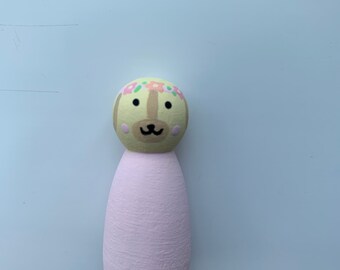 Hand Painted Peg Doll