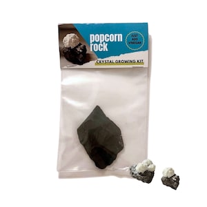 Crystal Growing Kit, Popcorn Rock, Rock Crystal, Rock and Mineral Kit Kids, Homeschool Science Kit, STEAM kit, Fun Science Kit for kids