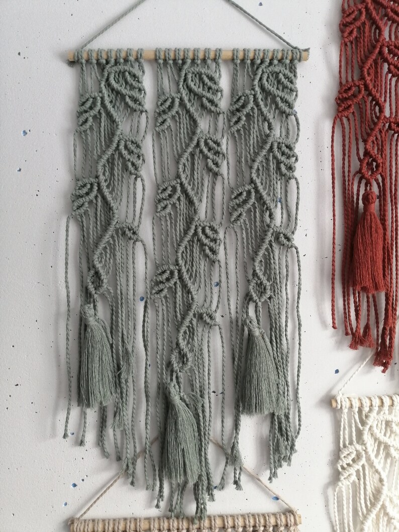 Ivory Macrame Wall Hanging Woven Wall Hanging Rope Wall Art Handmade ...