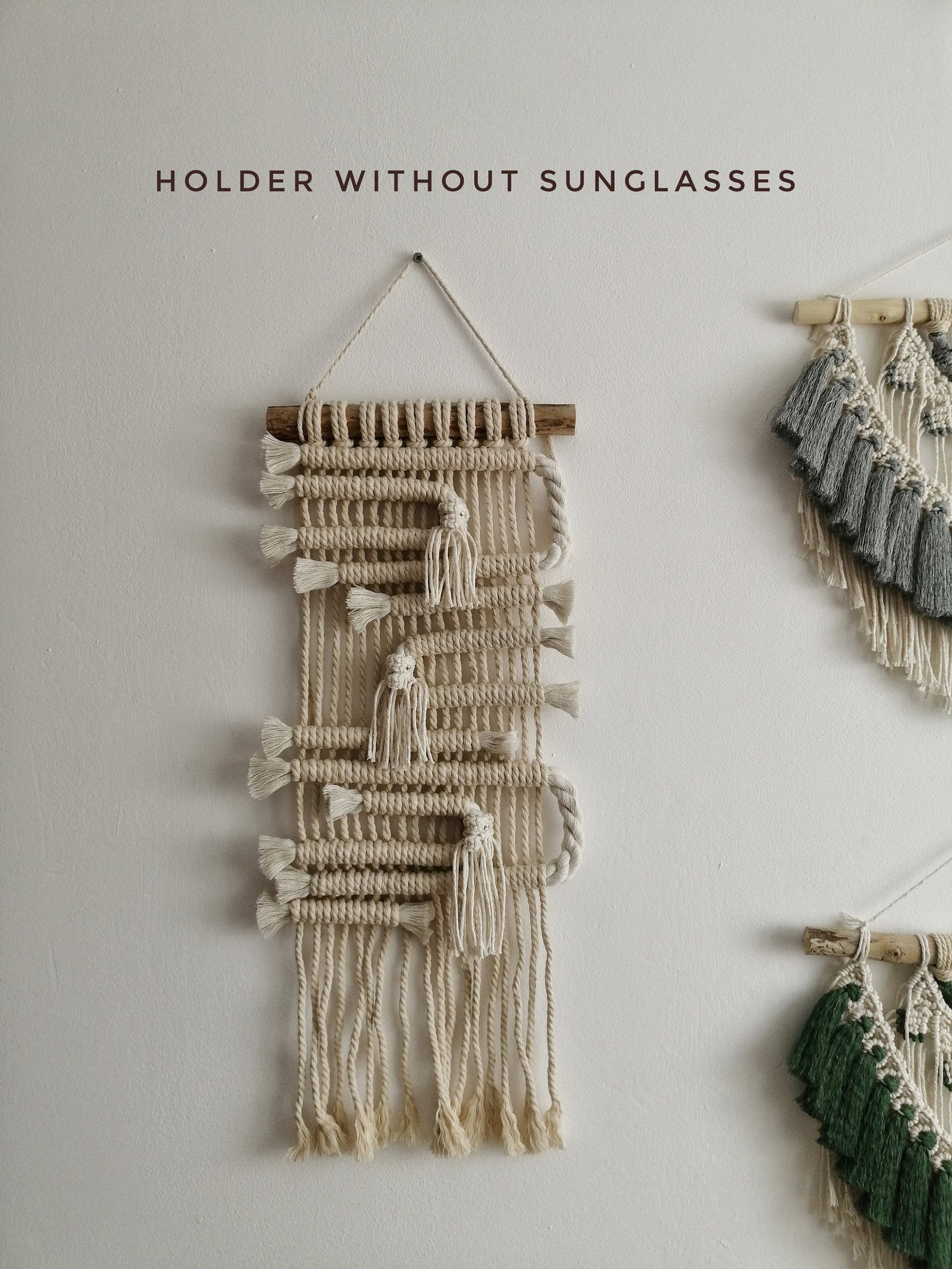 Macrame Sunglasses Holder Sunglasses Organiser Textile Eyeglasses Holder Eyewear Accessories Etsy