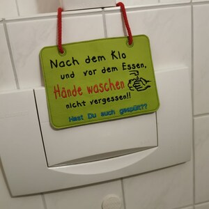 Wash your hands sign ITH