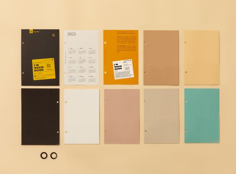 Buy Journal 20232024 I'M WASTE BASED Diary Recycled Paper Online in