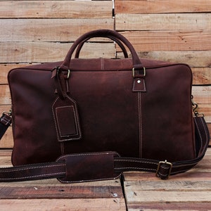 Leder Seesack Handgefertigte Leder Weekender Sporttasche Urlaub Seesack Leder Reisetasche Overnight Bag, Leder Weekender Weihnachtsgeschenke