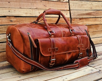 Leder Seesack Leder Weekender Weekender Sporttasche Urlaub Seesack Leder Reisetasche Overnight Bag Leather Weekender Muttertag