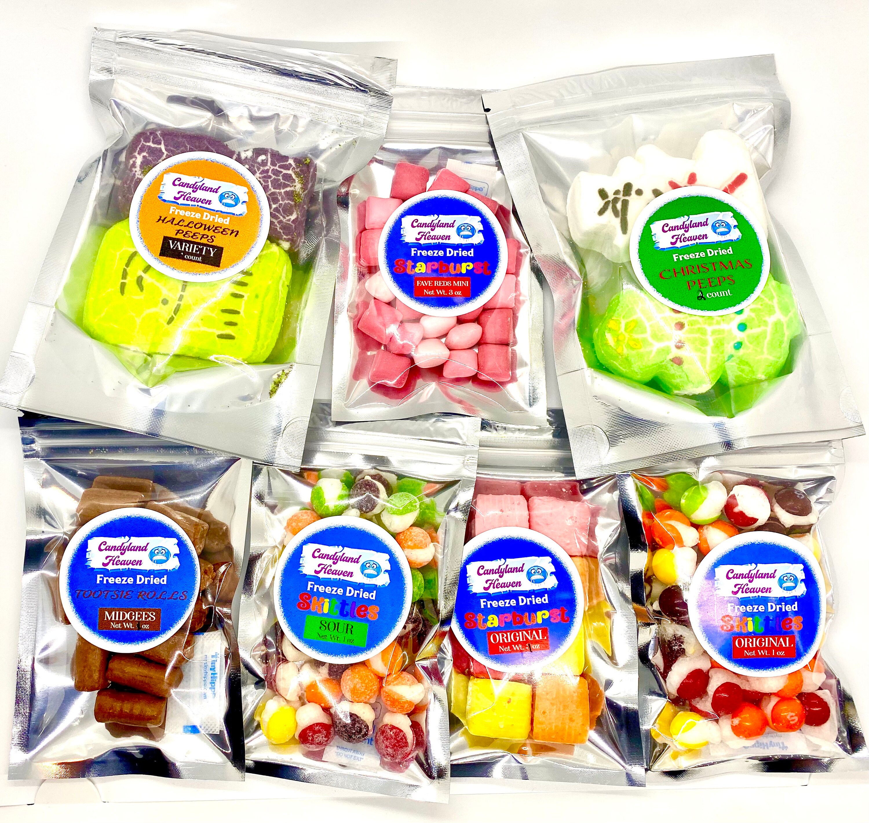 Freeze Dried Sample Mix 7 Pack Party Pack Astronaut Candy Etsy