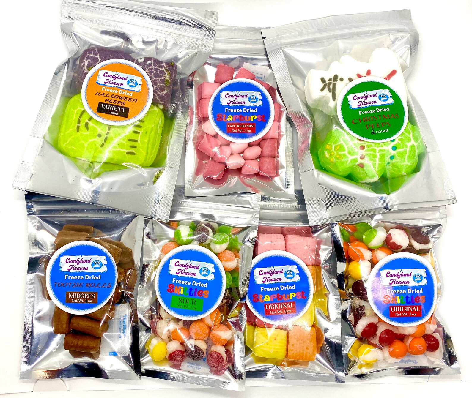 Freeze Dried Sample Mix 7 Pack Party Pack Astronaut Candy Etsy
