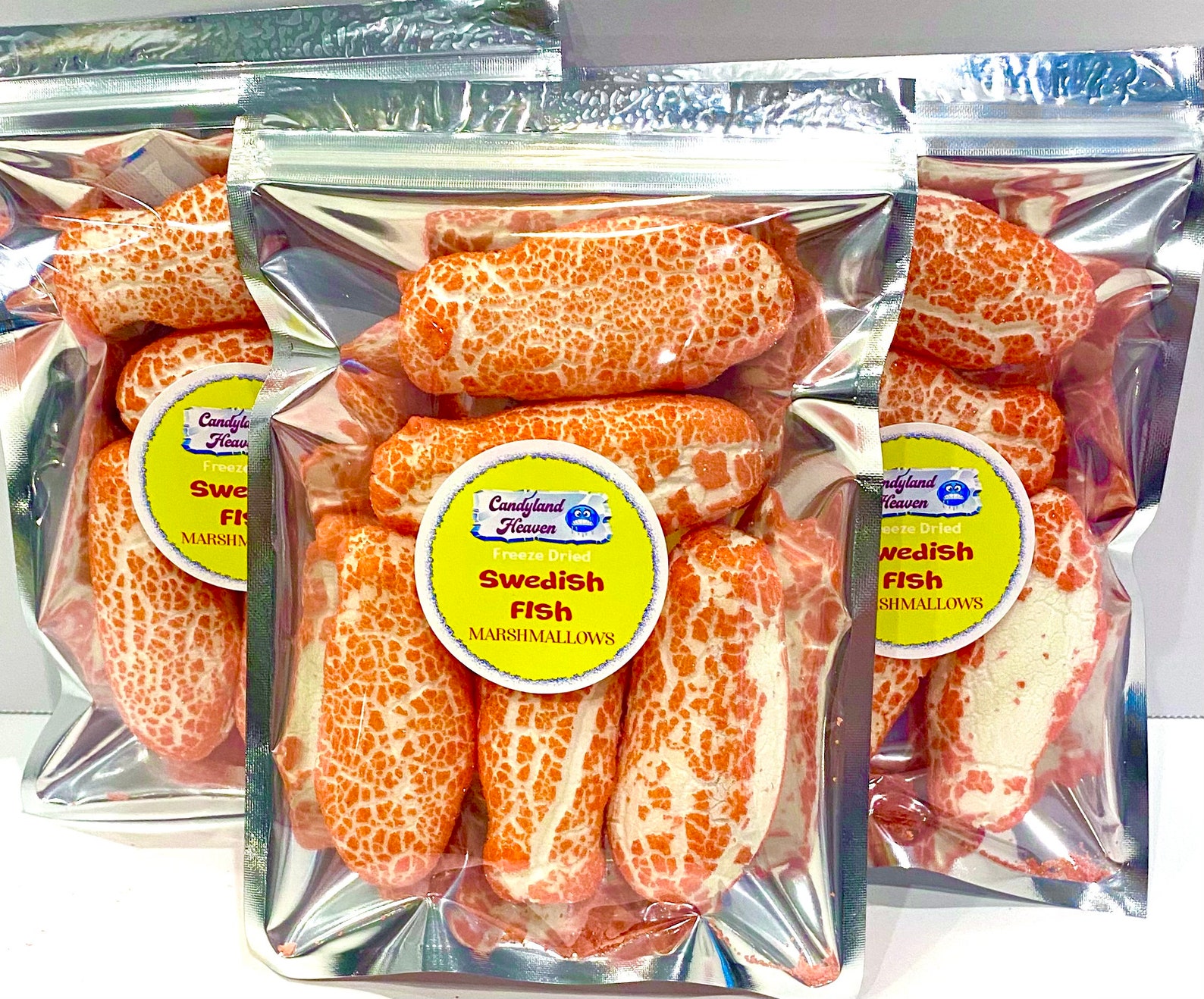 Astronaut Candy Freeze Dried Swedish Fish Marshmallows Etsy