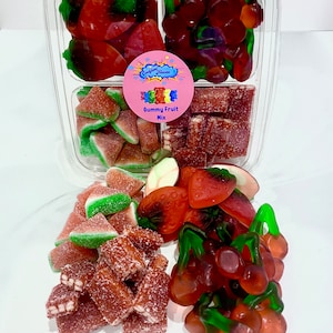 Valentines Gummy Platter Mix Gummy Strawberry Bricks Cherry Gummy Gummy Watermelon Gummy Fruit Gummy Mix