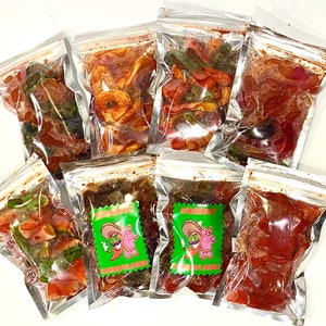 Spicy Gummy Chamoy Candy Bigger Sampler Pack Tajin Chamoy Candy Mexican Candy Picosito