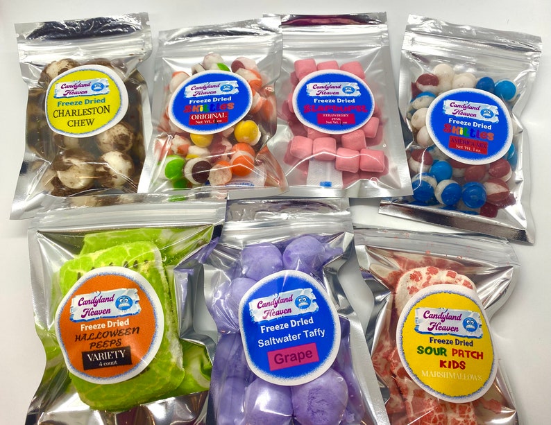 Freeze Dried Sample Mix 7 Pack Party Pack Astronaut Candy Etsy
