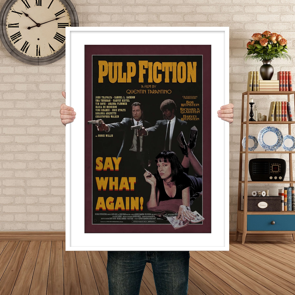  Pulp  Fiction  Affiches  de films R tro Poster Styles Print 