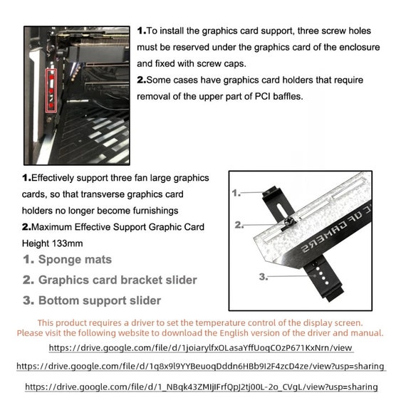 Graphic card bracket store