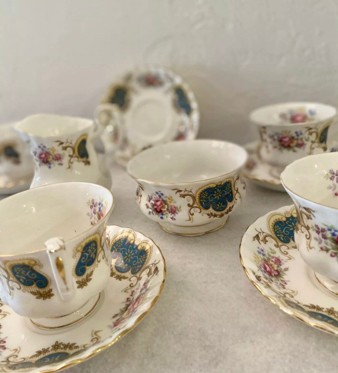 Royal Albert Berkeley Tea Set With Sugar Bowl And Creamer Etsy