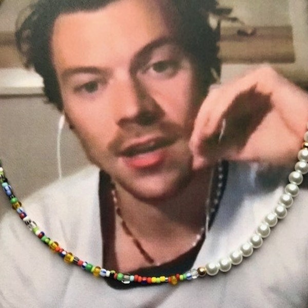 Harry Styles inspired pearl necklace || Harry's House || As It Was || HS3 ||