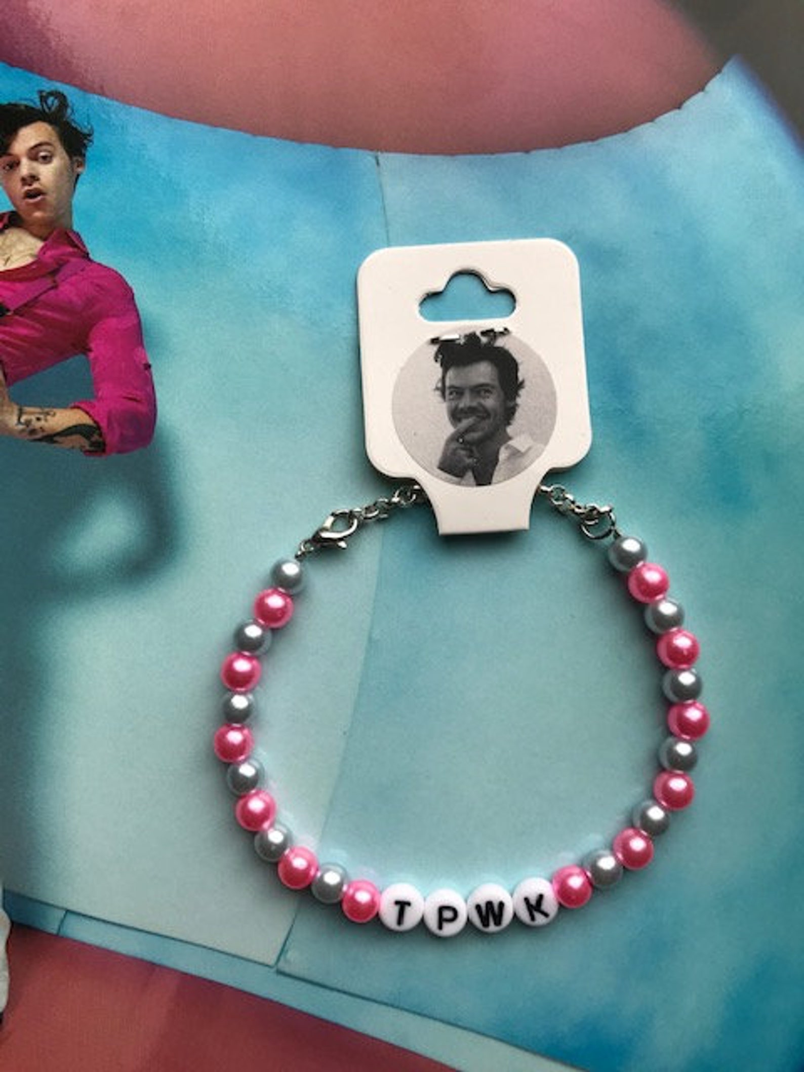 Harry Styles inspired pearl bracelet Fine Line TPWK Etsy