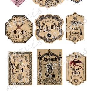 Etiquettes Labels Décoratifs Pour Bouteilles Stickers De ...