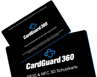 CardGuard360 – Die aktive 3D RFID Schutzkarte!