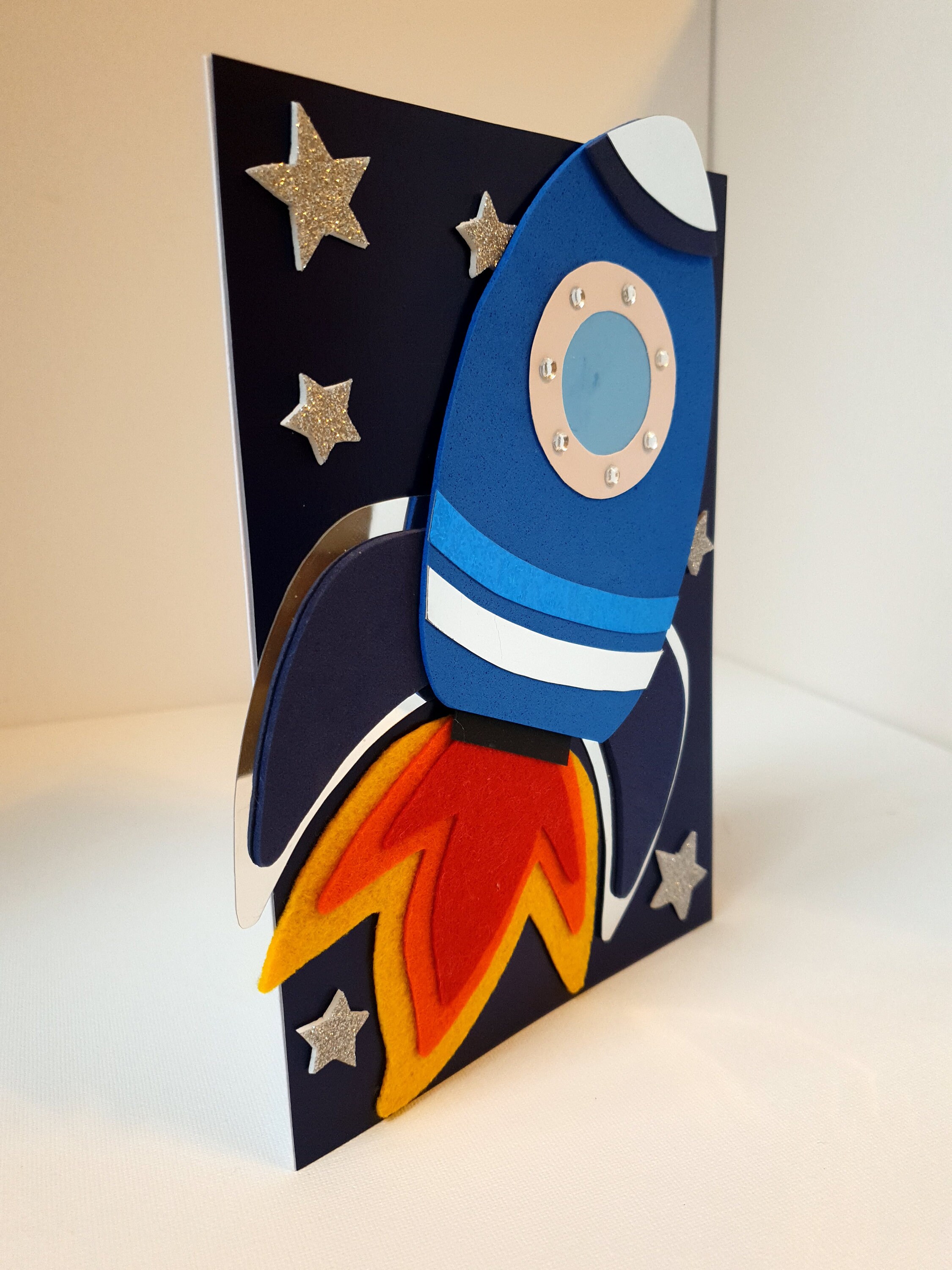 Handgemachte Rakete Feier Karte. Jungen Geburtstag. Partei. Etsy