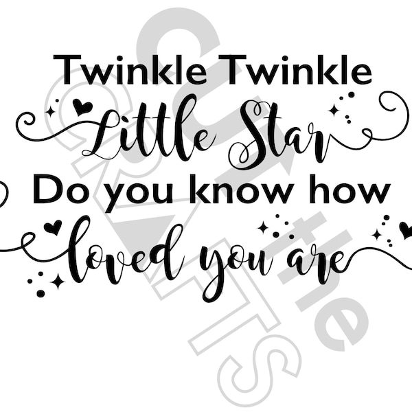 Twinkle Twinkle Little Star - Etsy
