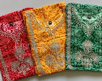 Bandhej Kurti