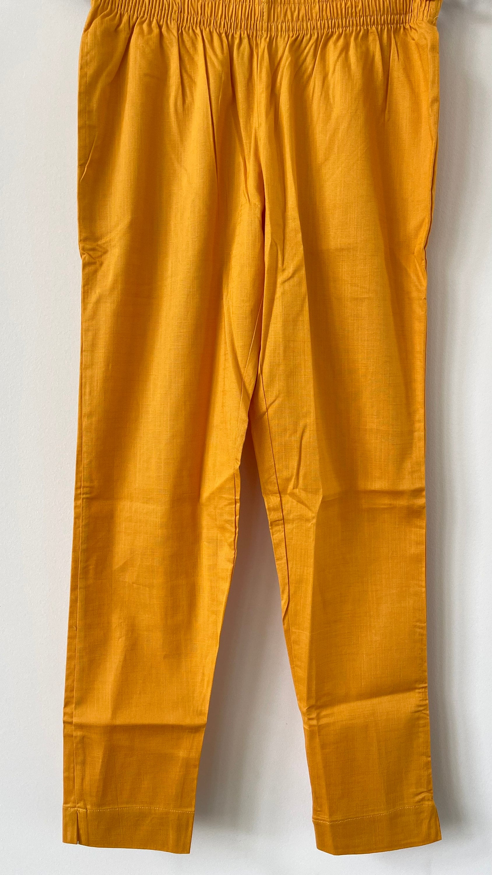 difference between pencil pants and cigarette pants Red Slub Silk Women's Pencil Pants with Pockets- Lobha Deepthis