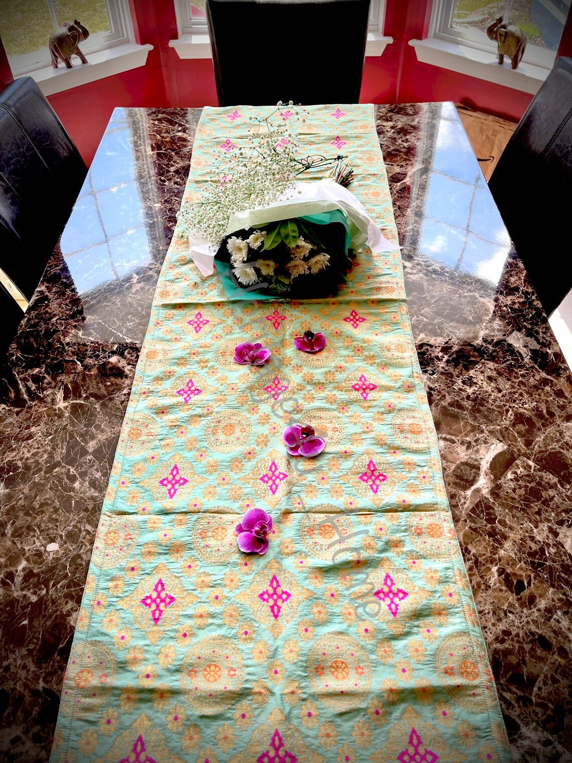 Brocade Patchwork Table Runner main image 0