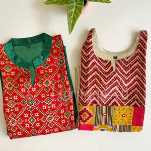Designer luxe silk kurti