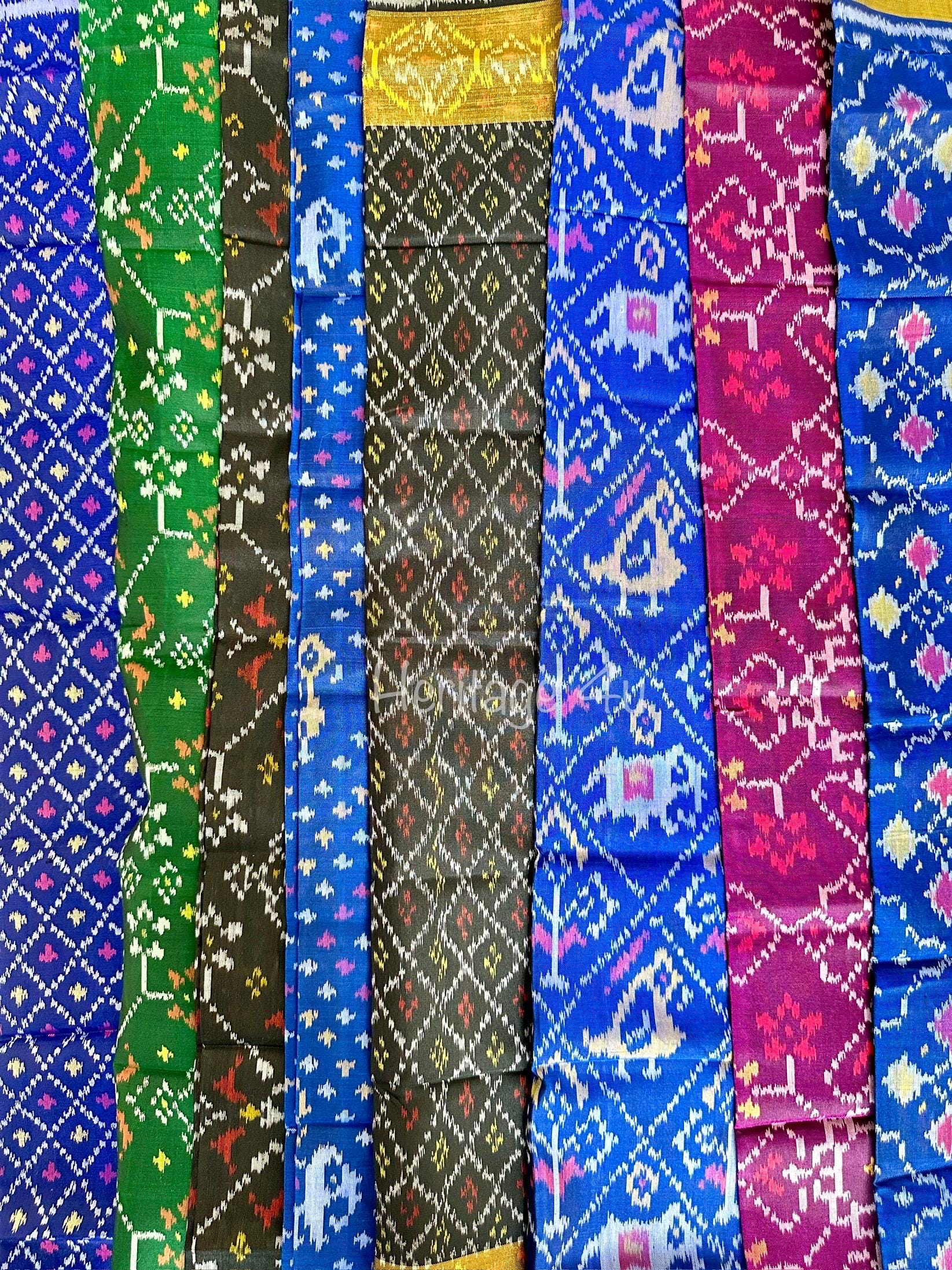 Weaved Rajkoti Patola Dupatta