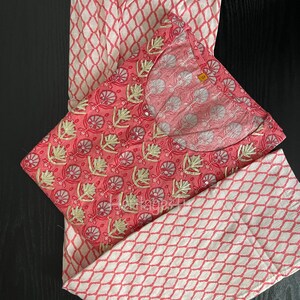 Cotton gota  kurta suit