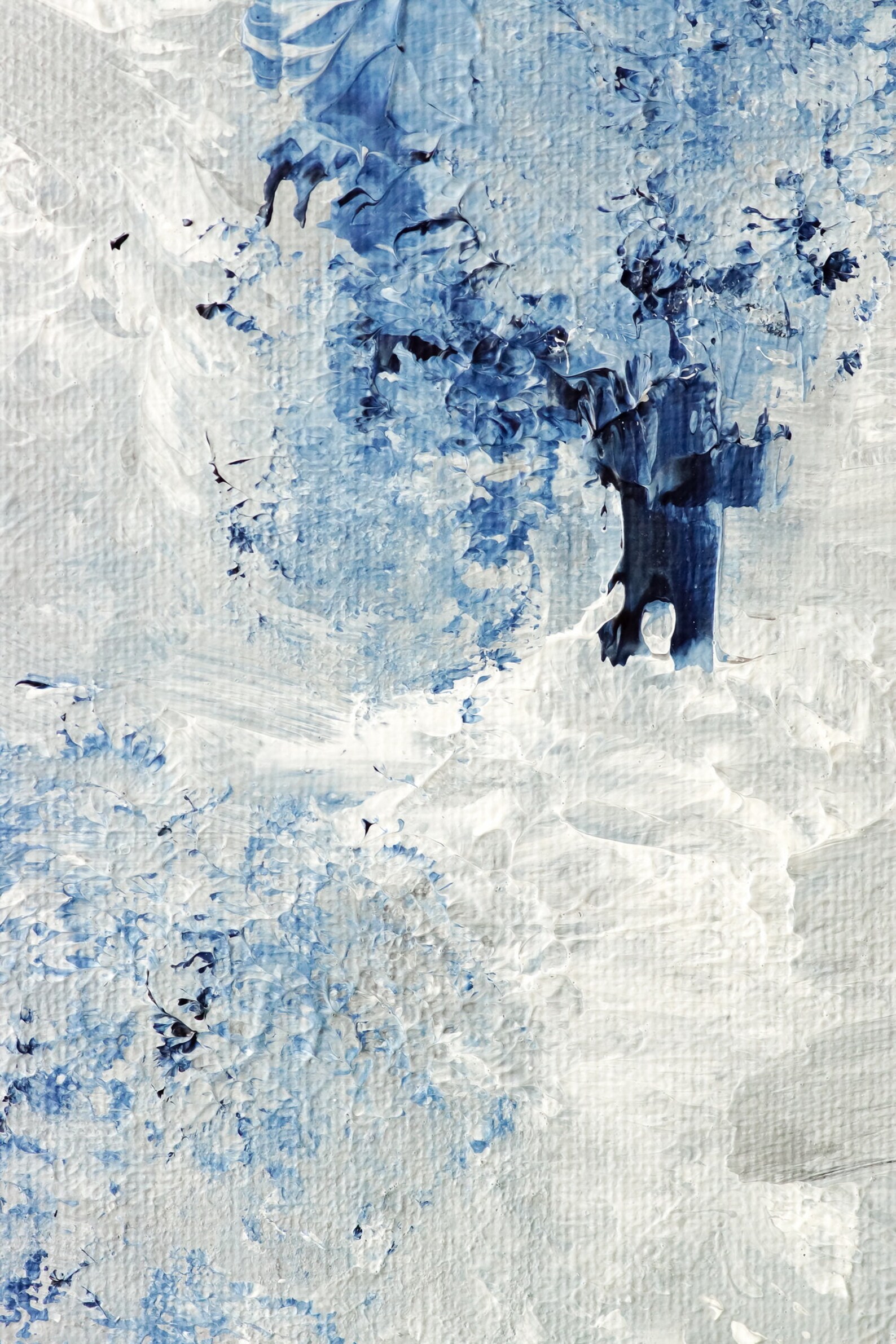 Abstract Navy Blue Wall Art Prints Set of 2 Prints Large Etsy