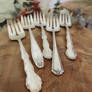 Small vintage hand engraved fork - personalized