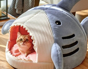 shark bed cat