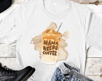 Mama heeft koffie nodig | Koffie PNG | Christelijk moeder sublimatieontwerp | Koffieliefhebber PNG | Moeder PNG shirtontwerp
