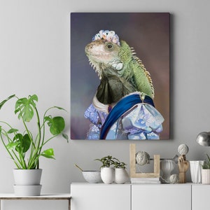Renaissance pet portrait/ Royal pet portrait/ Princess pet portrait/ Custom pet portrait/ Pet owner gift