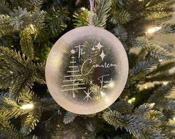 Personalized Christmas ornament