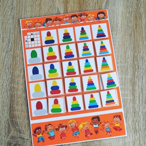 Sorting preschool Activity. Educational homeschool busybook | Etsy