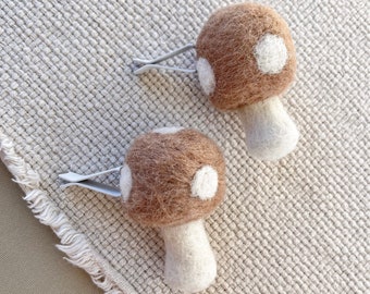 Mushroom Vent Clip | Car Freshie | Car Accessories | Car Air Freshener | Essential Oil Diffuser | Mushroom Decor | Felt Mushroom