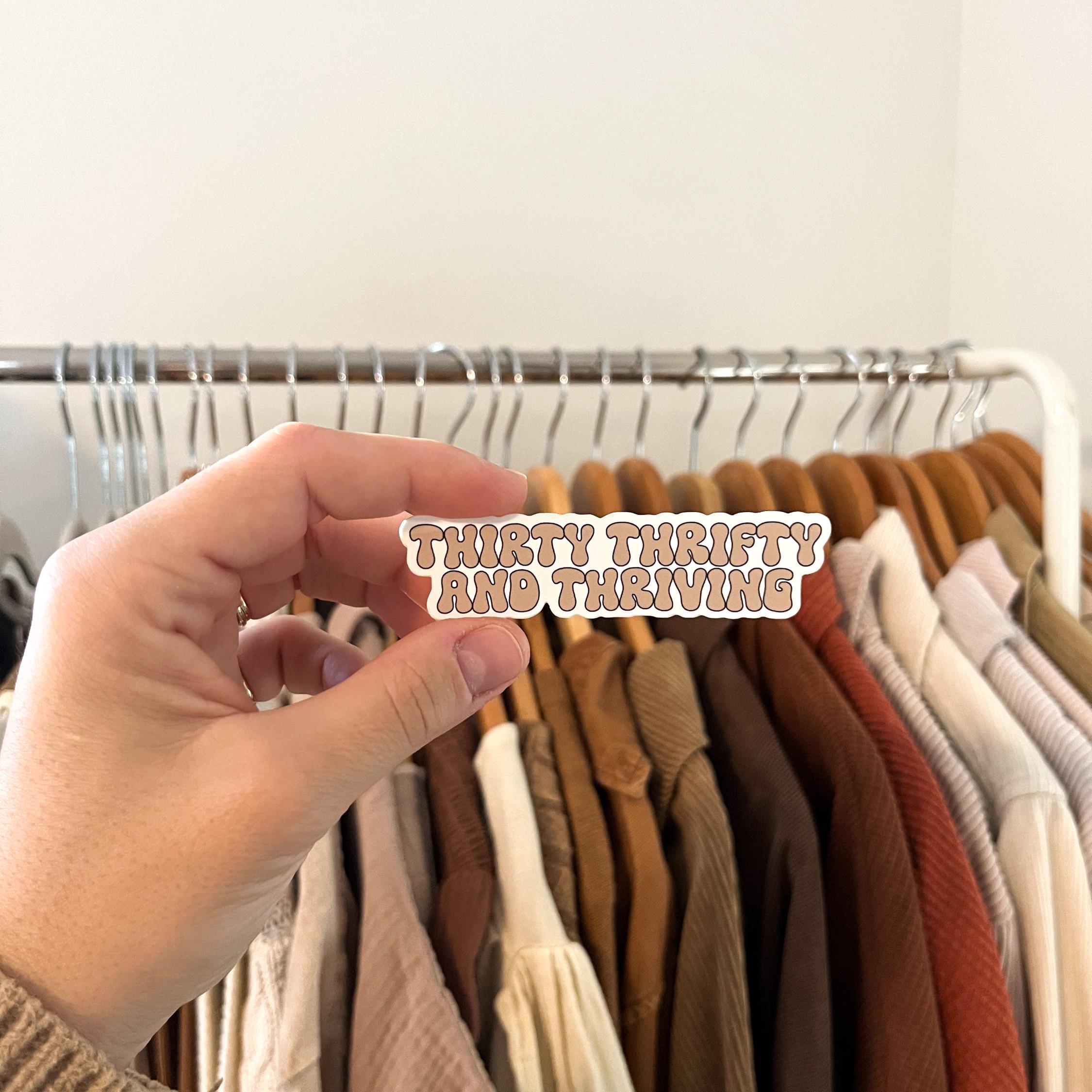 Thirty Thrifty Thriving Sticker | Stickers for Kindle | Trendy Sticker ...