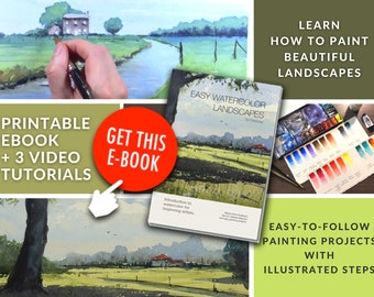 Watercolor Trip to Spain, Insparea Watercolor Painting Book on Fabrian