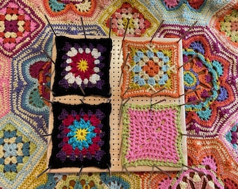 Crochet Blocking Board.                                    Large 32 Pins.                                       ***Handmade in Australia ***