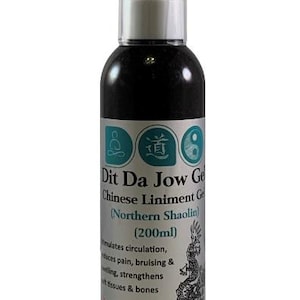 Dit Da Jow Liniment Gel (Northern Shaolin) 200ml with lotion pump