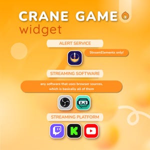 Widget de chat personalizado para juego de garras / Widget de chat de Twitch / Zorro animado, rana, gato, cerdo, oso, ajolote / Juego de grulla de chat lindo / Widget de transmisión personalizado imagen 10