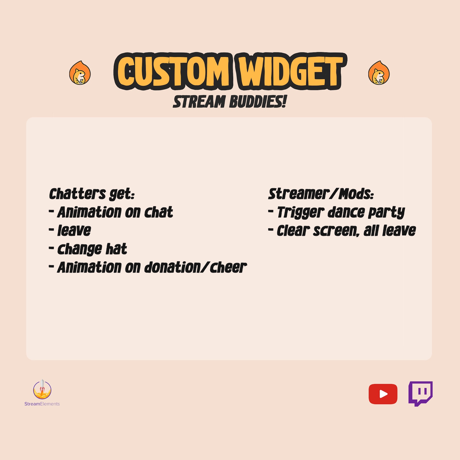 Stream Buddies Twitch Widget - Stream Avatars Like Custom Widget ...