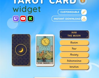 Twitch Tarot Card Widget: Channel Point Reward - StreamElements Overlay