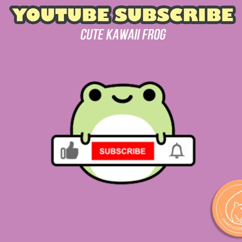 Animated Youtube Subscribe Button Overlay W Sound Effects Etsy