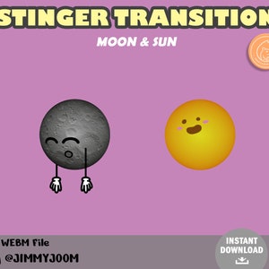 Sun & Moon Twitch Stinger Transition / Animated Transitions for ...